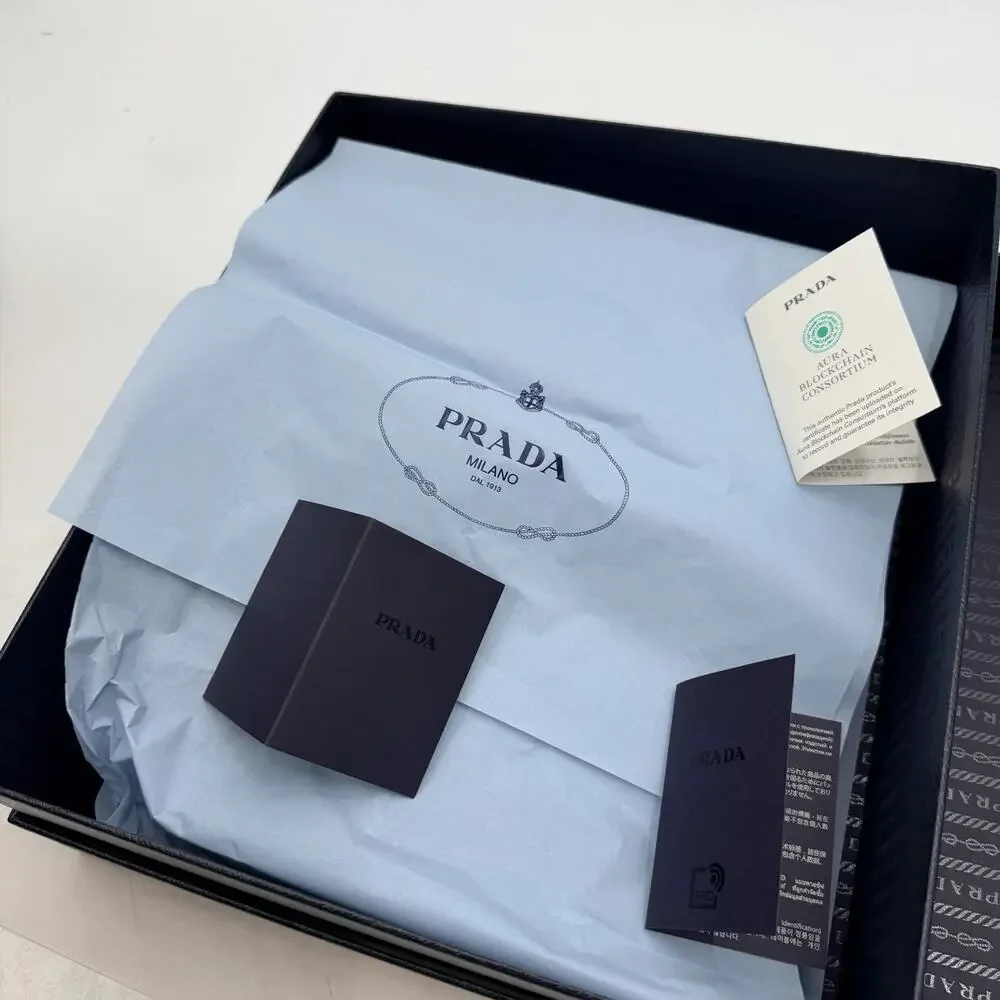 PRADA Blue Empty Shoe Gift Box 12